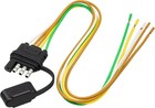 4 Pin 5 Wire Trailer Wiring Harness 18 Inches 16awg Pure Copper Utility Trailer