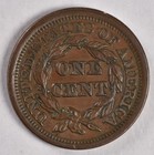 1851 Braided Hair Large Cent - Au 