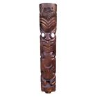 Maori Totem Tiki Statue Wall Sculpture Mask Tropical Tiki Bar Decor 40 