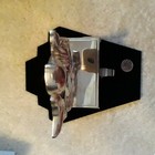 Vintage Silver Steel Angel Sculpture Paperweight Hook White Cloud Collectible
