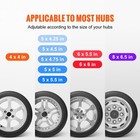 Uimoso Trailer Spare Tire Carrier Tire Bracket Mount Carrier For 4 5 6   8 Lugs