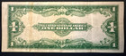 1923  1 Large Silver Certificate Horse Blanket Blue Seal Fr  237   beautiful  