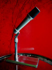 Vintage Rare 1960 s Altec D80c Dynamic Cardioid Microphone W Period Ampex Stand