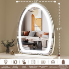 Vanity Mirror With Lights  17x13 Inch Led Lighted Makeup Mirror  Large Makeup Mi
