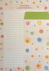 Pastel Letter Set - Cute Korean Stationery - Kawaii Writing Paper Envelopes
