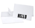 Opie   s Paper 100 Letterpress Note Cards Self Seal Envelopes For Clients Friends