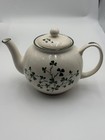Carrigaline Pottery Ireland Shamrock Teapot Cream Green Ceramic Irish Clover