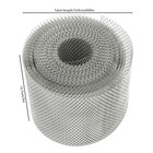 Aluminum Gutter Guard 5inch Wide 50ft Length Cover Mesh Leaf Debris Protection