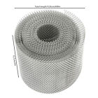 Gutter Guard 5in Wide 50ft Length Cover Mesh Leaf Debris Protection W  Gloves 