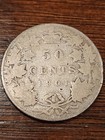 1901 Canada 50 Cents Silver Coin - Low Mintage 80 000