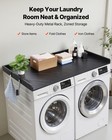Vevor Washer Dryer Countertop 54x27 5 In Marble Washer Dryer Topper With 2 Hooks