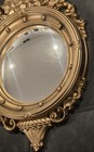 Vintage Syroco 4410 Federal Eagle Convex Bullseye Mirror Gold Wall Decor Usa