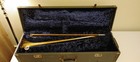 Vintage Getzen 351 Tenor Trombone Brass With Case And 12c Mouthpiece Gold Kt3381