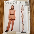 90s Mccalls Pattern 8013 Princess Seam Dress Jacket Pants Skirt Career 10 12 14