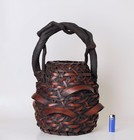 Stunning  Large Japanese Ikebana Bamboo Basket   Zq62
