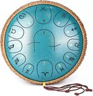 Steel Tongue Drum 15 Notes 14 Inch D-key Panda Balmy Drum Percussion Instrument