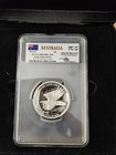2014  p  Australia  edge Tail Eagle  5oz Silver  high Relief   8 Pcgs Pr69dcam