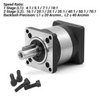 Nema23 Planetary Gearbox Gear Head 3000rpm Speed Reducer 1 4  6 35mm 8mm Shaft