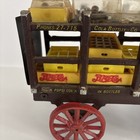 Pepsi Cola Cast Iron Delivery Truck Wagon soda bottles crates Vtg - Free Ship