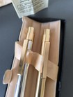 Colibri Pen Set Gold silver Color Le Grand   Box 