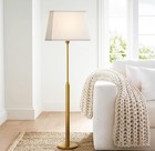 White Fabric Rectangle Slant Lamp Shade  7 x12 5   X  9 x15   X 10  High