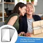 5 Pcs 3x Page Magnifying Sheets Flat Optical Plastic Fresnel Lens For Reading
