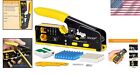 Professional Rj45 Crimp Tool Kit With Network Cable Tester - Comprehensive Set