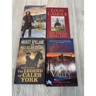 Western Fiction Paperback Book Lot 8 Louis L amour J a  Johnstone Dusty Richards