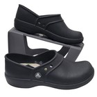 Crocs Neria Work Clogs Black Women s 6 Slip Resistant Nursing Chef Shoes