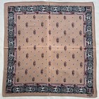 Lot Of 16 Vtg Men Handkerchief Cotton Paisley geometric ethnic Pocket Square 17 