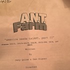Disney Channel A n t  Farm Production Used Tv Show Schedule Script 2011 W  Notes