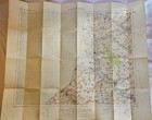Ww1 British Army Trench Map Abbeville 14 France 1915 Linen Backed Western Front
