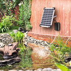 5w Solar Air Pump Kit 3 Working Modes Pond Aerator Bubble Oxygenator Aquaponics