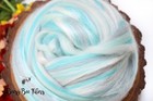Agua Azul - Merino Wool Roving Combed Top For Spinning  Felting - 4 Oz