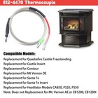 For Heatilator Eco-choice Ps35 ps50 cab50 Pellet Stove 14  Thermocouple 812-4470