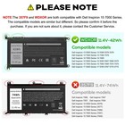     lot Wdxor Wdx0r Battery For Dell Inspiron 15 5567 5568 13 5368 7368 7569 7579
