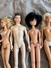 Vintage Barbie Ken Dolls Lot Of 6 Some Tlc As-is