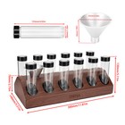 12 Tubes Coffee Bean Storage Cellars Tubes One-way Exhaust Valve Single Dose
