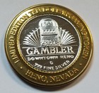  999  10 Silver Strike   Gaming Token   Seven Eleven   Gambler   Reno  Nv