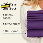 Full 6 Piece Sheet Set  Comfy Breathable   Cooling  Hotel Luxury Bedding