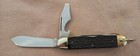 Camillus New York Usa Cub Scout Bsa Official Pocket Knife Black Handle  Vintage