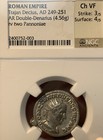 Roman Empire Ad 249-251 Trajan Decius Ar Double-denarius Ngc Choice Vf S3   S4
