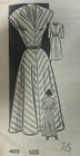 Vintage 50 s Mail Order 4823 Dress Sewing Pattern Women Size 16 Factory-folded