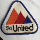 Vintage 70s80s United Airlines Ski United Resort Patch Badge Retro Skiing Club