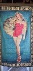Marilyn Monroe Vintage Wall Hanging Tapestry 35x54 Pink Bathing Suit
