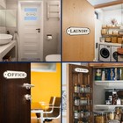 Cast Iron Pantry  Office  Bathroom  Laundry Room Signs  Farmhouse Rustic Plaque