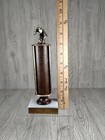 Vintage Horse Show Trophy Npea 1982 Equestrian Decor Award Office Barn