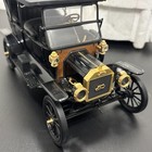 Franklin Mint 1913 Ford Model T Black Touring Car Diecast Model 1 16