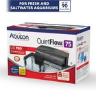 Aqueon Quietflow Led Pro Aquarium Power Filter  Size 75 75  Blacks   Grays 