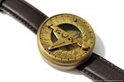 Marine Nautical Brass Sundial Compass Wrist Watch Vintage Style Type - Working-